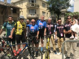 Il gruppetto Team Tex alla 14esima tappa del Giro d’Italia