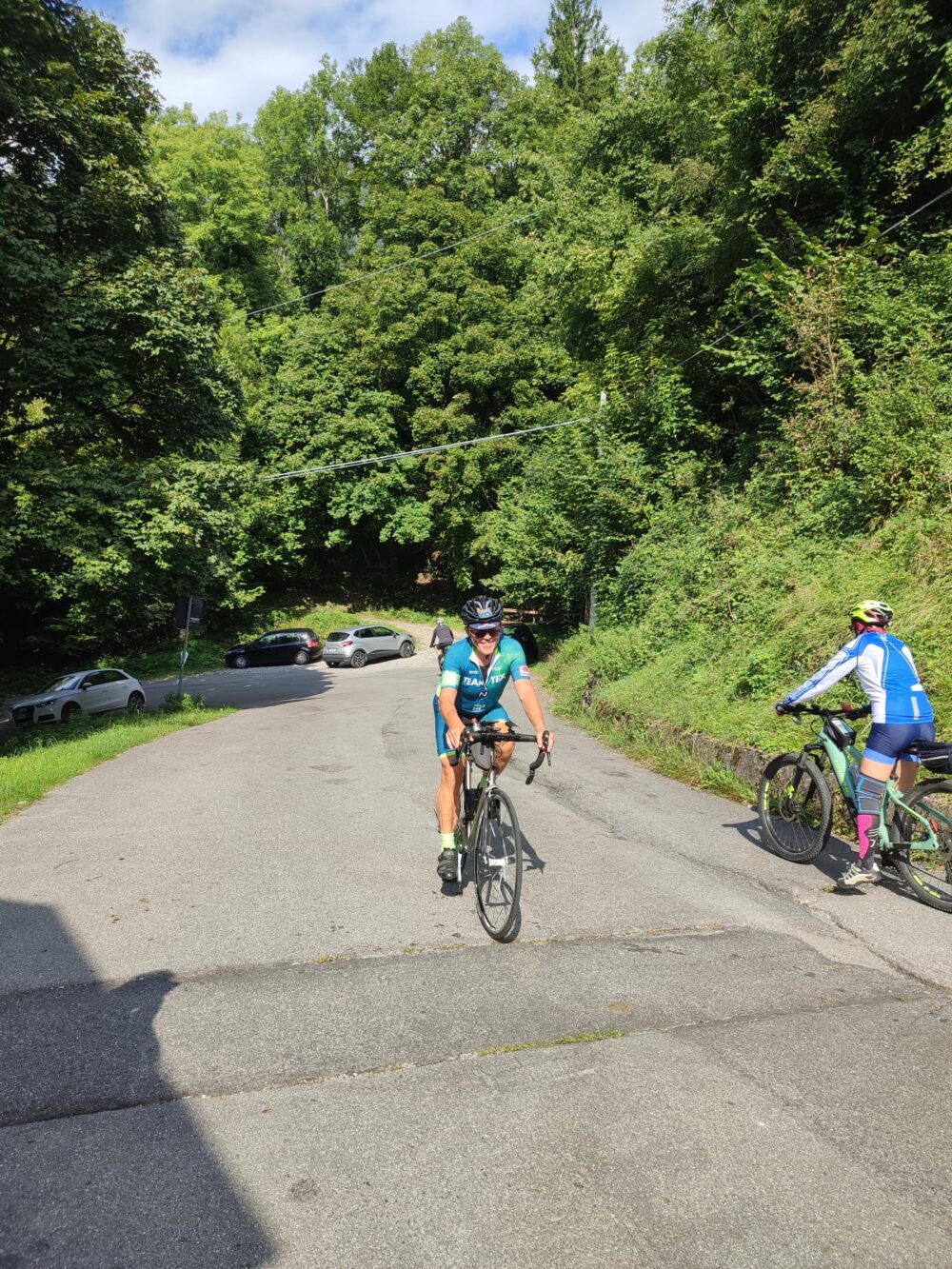 Raid ciclistico Chiuduno-Valzurio raggiungendo il “Nido del Falco”