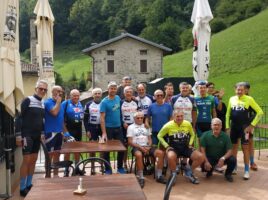 Raid ciclistico Chiuduno-Valzurio raggiungendo il “Nido del Falco”