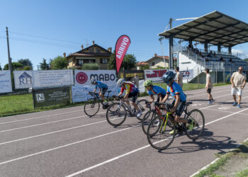 Primi sprint Giovanissimi in pista a Chiuduno